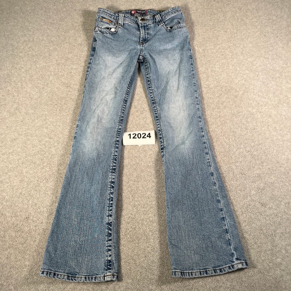 Duck Head Flare Jeans Womens 5 Blue Denim Medium Wash Cotton Stretch Casual
